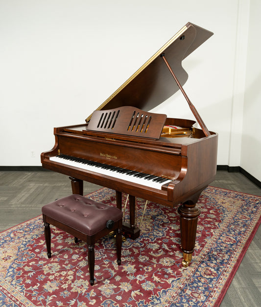 Hallet Davis & Co DG Grand Piano | Satin Mahogany | SN: 91245