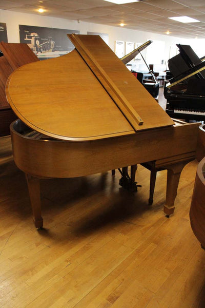 1966 Steinway Model M Grand Piano | Satin Walnut | SN: 395451 | Used