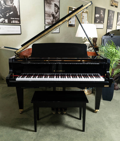 2022 Kawai 5.5" Aures GL30w/ATX4 Grand Piano | Polished Ebony | Used