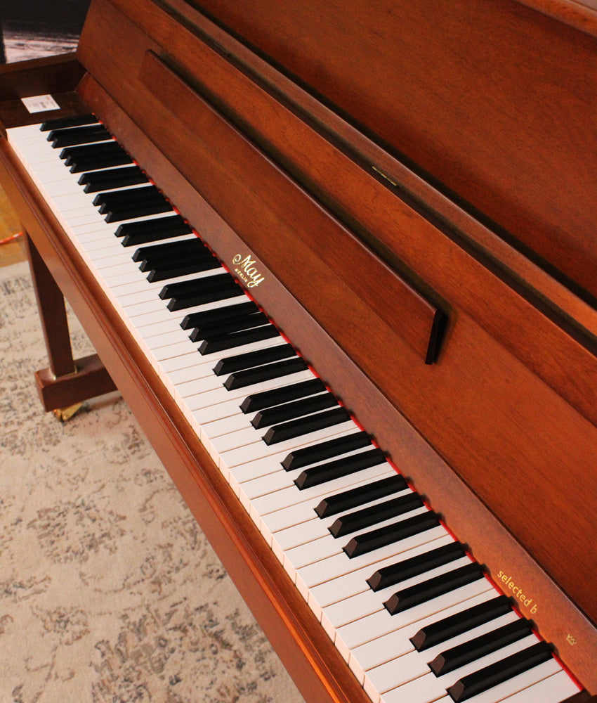 May Upright Piano | Satin Walnut | SN: 083811 | Used