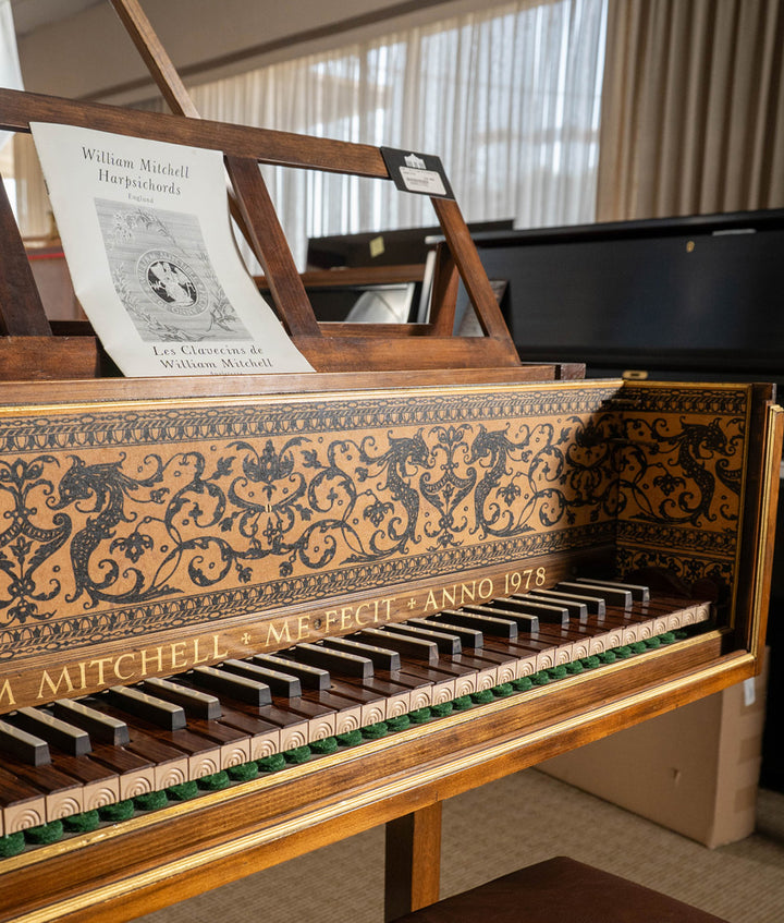 1978 William Mitchell Me Fecit Harpsichord – Alamo Piano Galleries