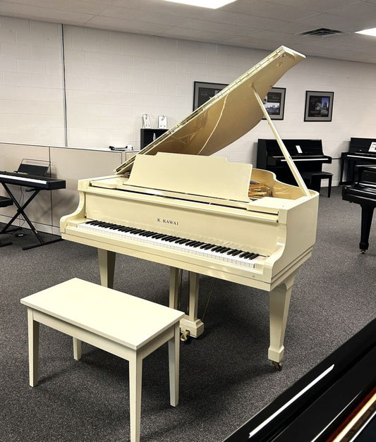 Kawai KG-2C Grand Piano (1976) | Polished Ivory | Used