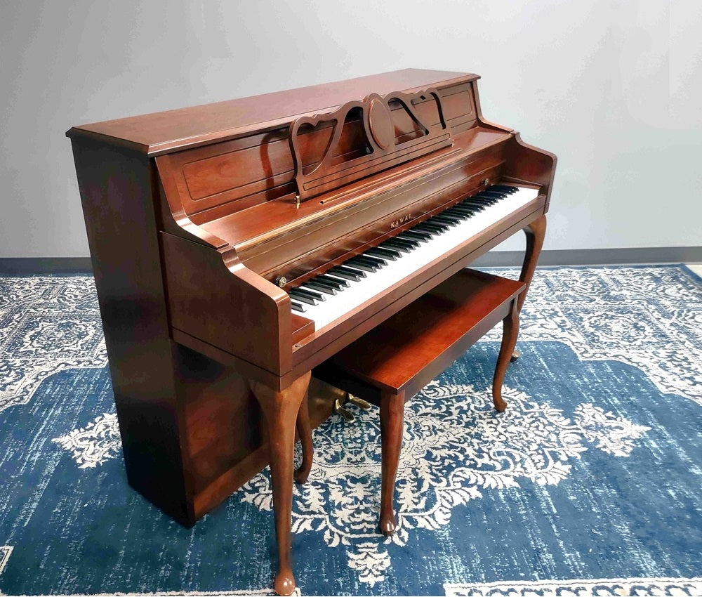 Kawai 502F 43" Studio Piano | Satin Mahogany | SN: A19073