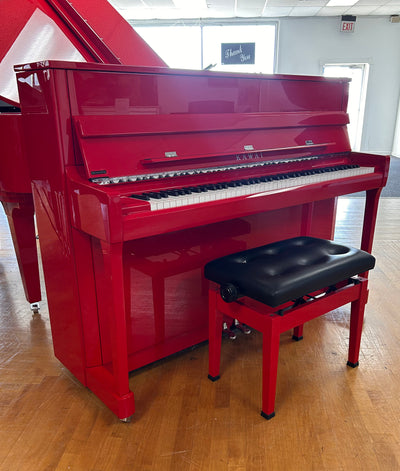 2017 Kawai K-200 Ferrari Red Polish Upright Piano - Serial No. F184004 | Used