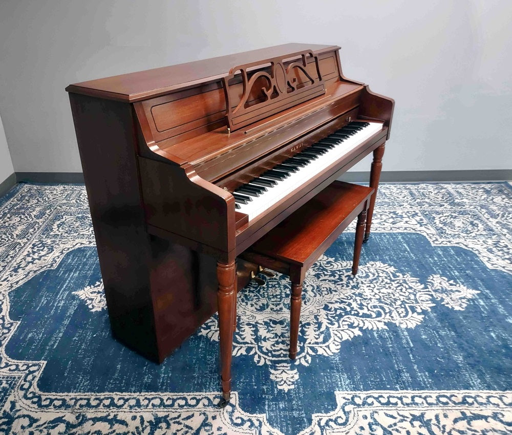 Kawai 42.5" 502T Upright Piano | Satin Mahogany | SN: A41244