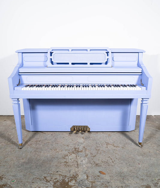Sherman Clay Upright Piano | Periwinkle Purple | Used