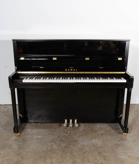 Kawai K-300 Upright Piano (2025) | Polished Ebony | 48” | Serial No. 2802974 | Used