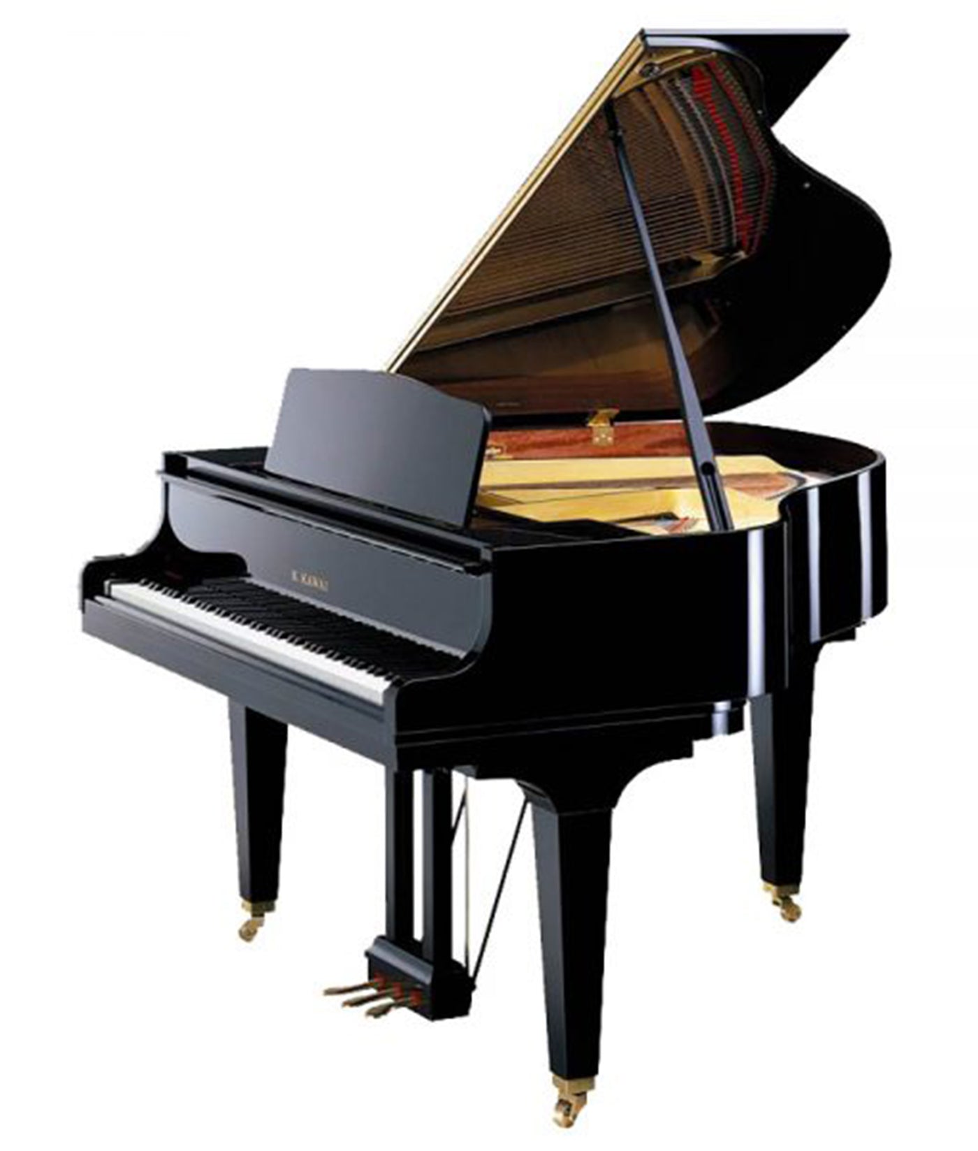 2015 Kawai 5'0" GM-11 Baby Grand Piano | Ebony Polish | Used