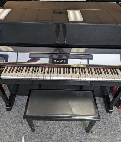Kawai K-25 Upright Piano | Polished Ebony | SN: 2475917