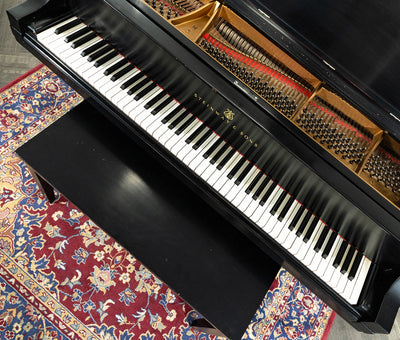 Steinway & Sons 5'7" Model M Grand Piano | Satin Ebony | SN: 167732 | Used