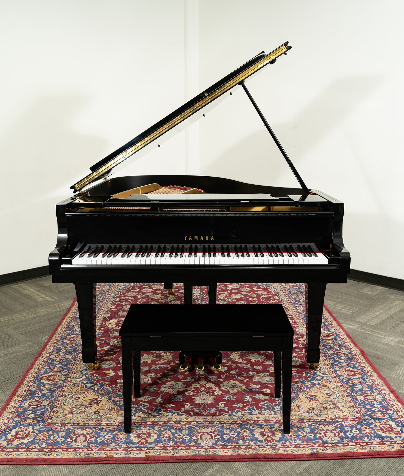 Yamaha 6'1" C3 Grand Piano | Polished Ebony | SN: B2590612 | Used