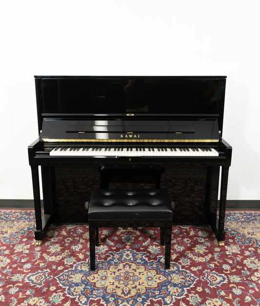 Kawai 51 K500 Upright Piano | Polished Ebony | SN: 2737011 | Used