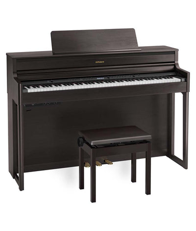 Roland HP704 Digital Piano Kit w/ Stand and Bench - Dark Rosewood