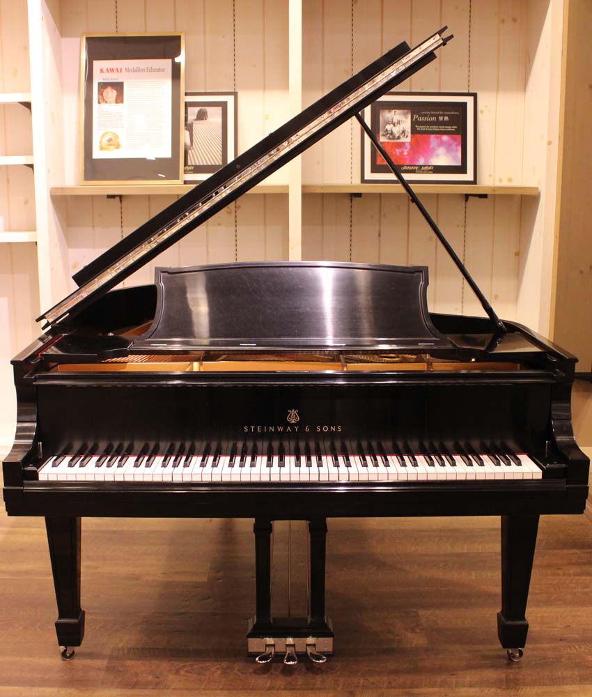 1920 Steinway 5'11" Model O Grand Piano | Satin Ebony | SN: 196535 | Used