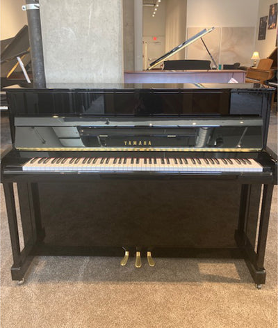 Yamaha B2 Upright Piano | Polished Ebony | SN: 38451430 | Used