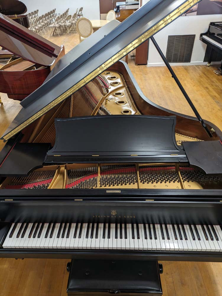 Steinway Model D Grand Piano | Satin Ebony | SN: 164853 | Used