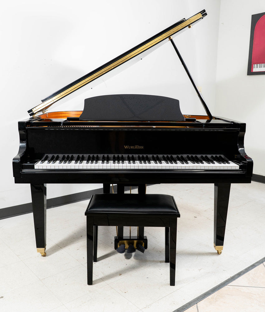 Wurlitzer C143 4'8" Grand Piano - Polished Ebony | Used