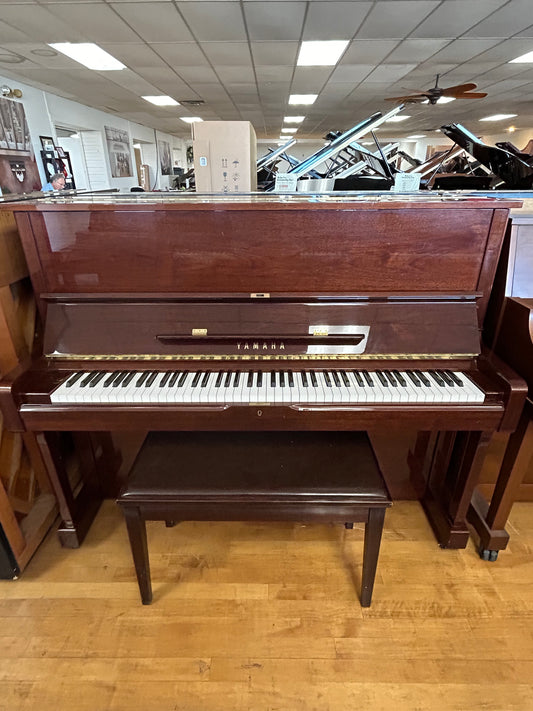 Yamaha U1F Upright Piano | Polished Walnut | SN: 187557