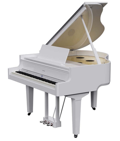 Roland GP-9M Digital Grand Piano w/ Bench - Polished White