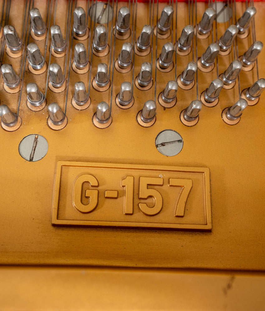 1987 Young Chang G157 Grand Piano in White | Serial No. G026634 | Used