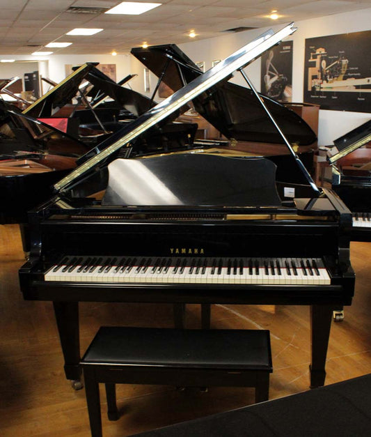 Yamaha 6'1" C3 Grand Piano | Polished Ebony | SN: 1443162 | Used