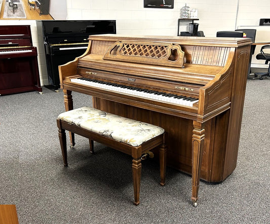 Kimball 4242 Console Piano | Satin Oak | SN: D26901 | Used