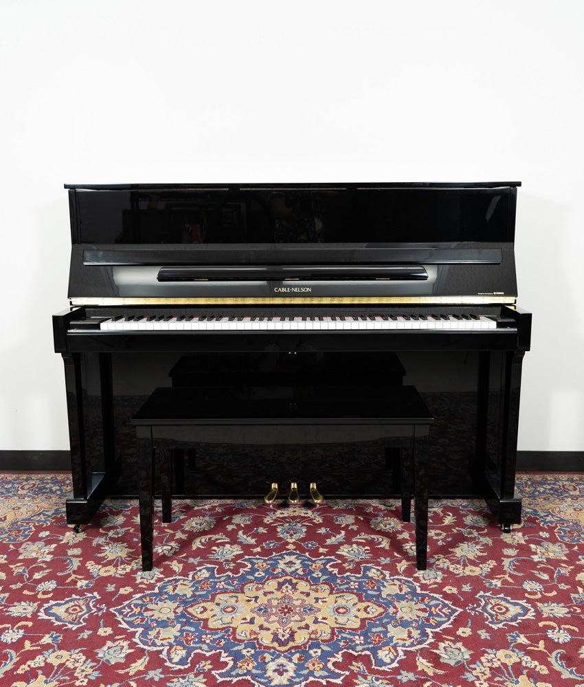 Cable Nelson CN116 Upright Piano | Polished Ebony | SN: H0224713 | Used