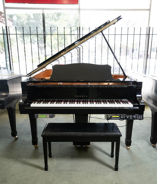 Yamaha C6 Grand Piano with Player System (1996) | Polished Ebony | Serial No. 5459587 | Used