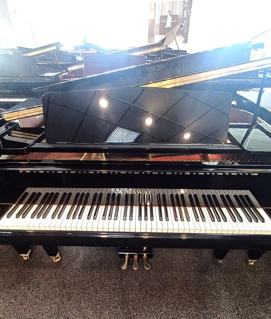 Kawai GE-30 Grand Piano (2002) | Polished Ebony | Used