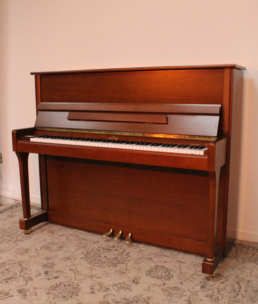 May Upright Piano | Satin Walnut | SN: 083811 | Used
