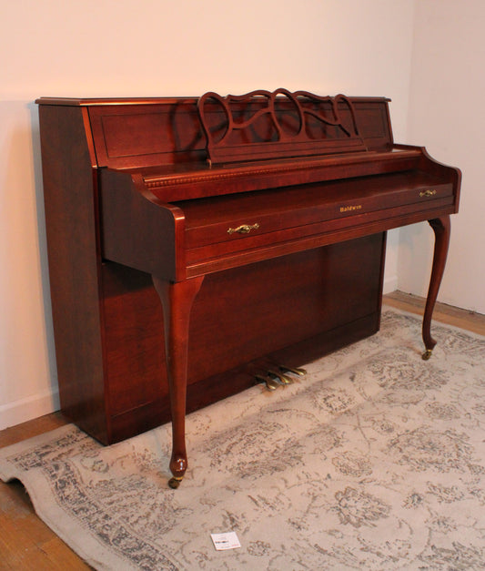 Baldwin Console Upright Piano | Satin Mahogany | SN:1511026 | Used