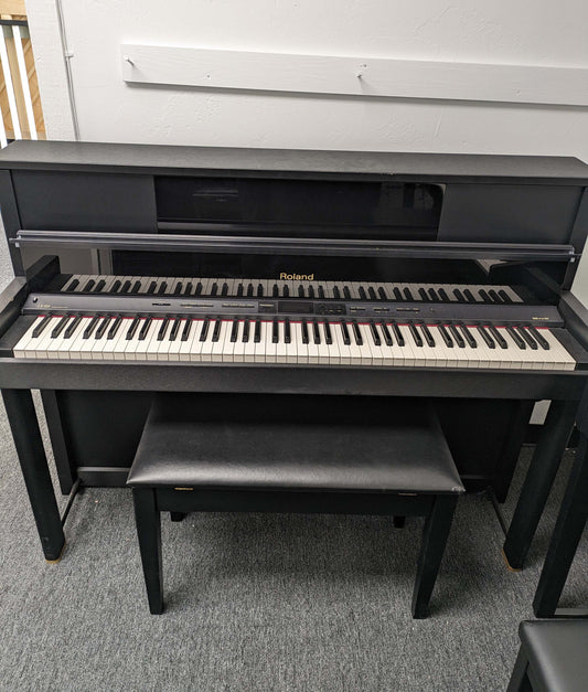 Roland LX-10F-BK Digital Upright Piano | Polished Ebony | SN: Z2A1156 | Used