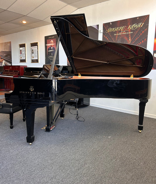 2017 Steinway Model B Spirio Player Grand Piano | Polished Ebony | Serial No. 607725 | Used