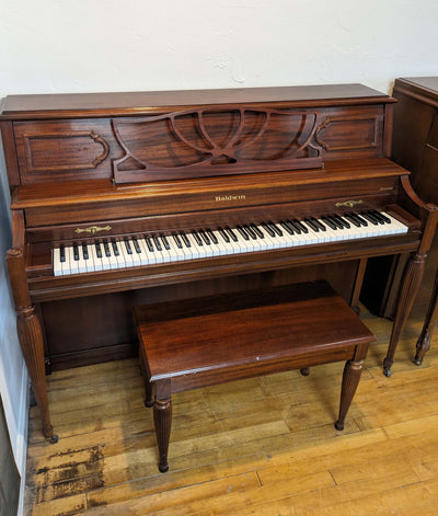 Baldwin 2080 Console Upright Piano | Polished Mahogany | SN: 1532228 | Used
