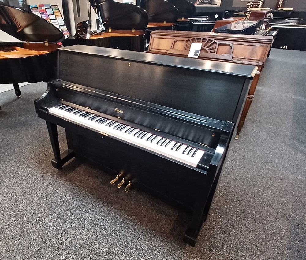 Boston 46" UP118S Upright Piano | Satin Ebony | SN: 128138 | Used