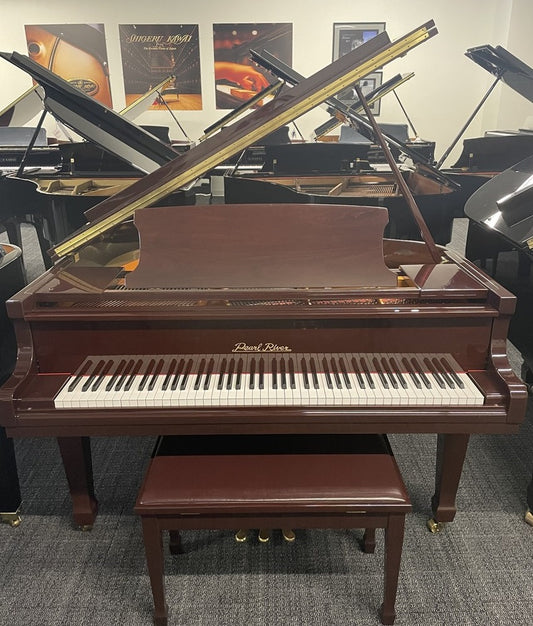 Pearl River 4'11" GP150 Baby Grand Piano | Mahogany Polish | SN: 1079578 | Used