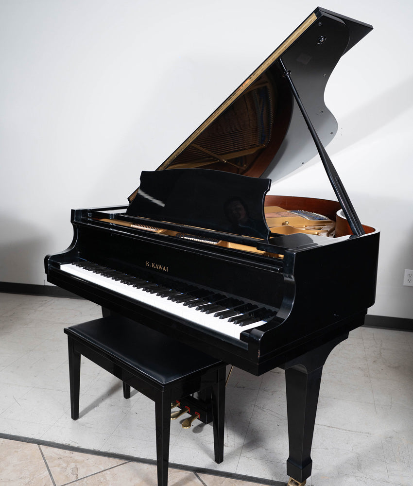 1982 Kawai KG2 Grand Piano | Polished Ebony | 5'10" | Serial No. 1306041P | Used