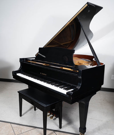 1982 Kawai KG2 Grand Piano | Polished Ebony | 5'10" | Serial No. 1306041P | Used
