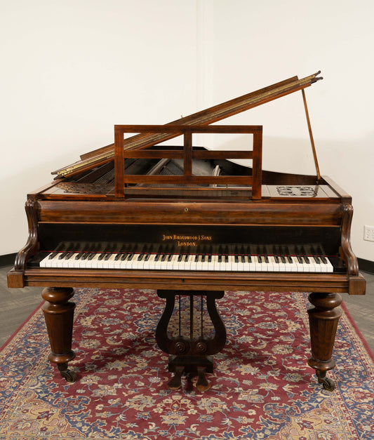 John Broadwood & Sons London Grand Piano | Satin Rosewood | SN: 21027 | Used