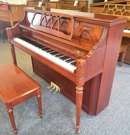 Yamaha 44" M500G Upright Piano | Satin Mahogany | SN: 266417 | Used