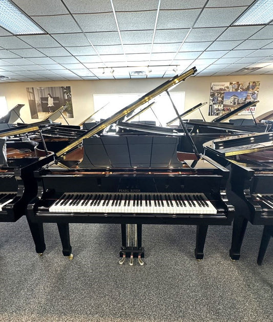 Pearl River GP-160 Grand Piano | Polished Ebony | 5'3" | Serial No. 2707016 | Used
