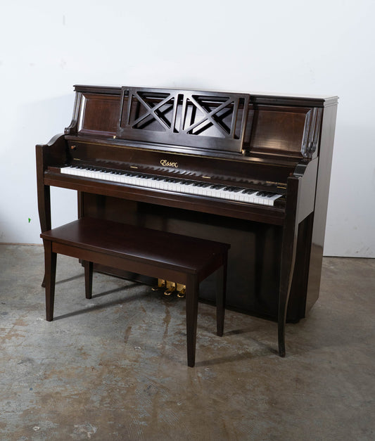 Essex EUP-116 Console Upright Piano | Dark Cherry Satin | Serial No. E109951 | Used