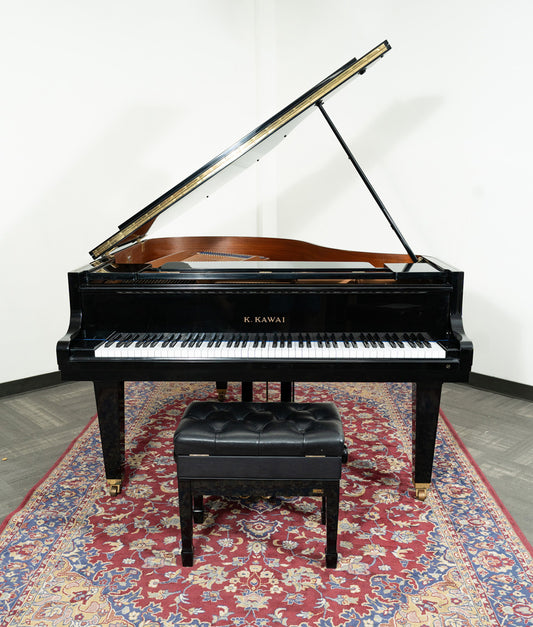 Kawai 5'7? GE-2 Grand Piano | Polished Ebony | SN: 1722494 | Used