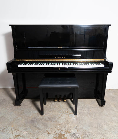 Yamaha U3 52" Upright Piano | Polished Ebony | SN: A3918962 | Used