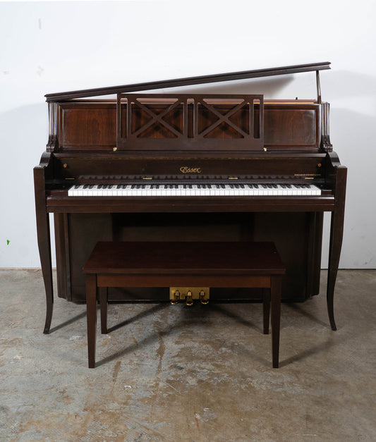 Essex EUP-116 Console Upright Piano | Dark Cherry Satin | Serial No. E109951 | Used