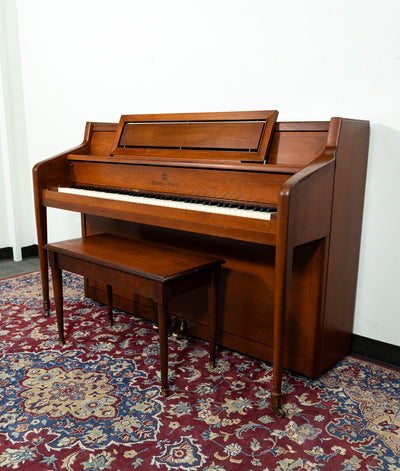 Story & Clark Upright Piano | Satin Mahogany | SN: 382703 | Used