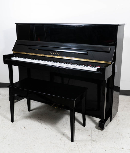2012 Yamaha T118 Upright Piano | Polished Ebony | 47" | Serial No. H0206169 | Used