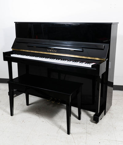 2012 Yamaha T118 Upright Piano | Polished Ebony | 47" | Serial No. H0206169 | Used