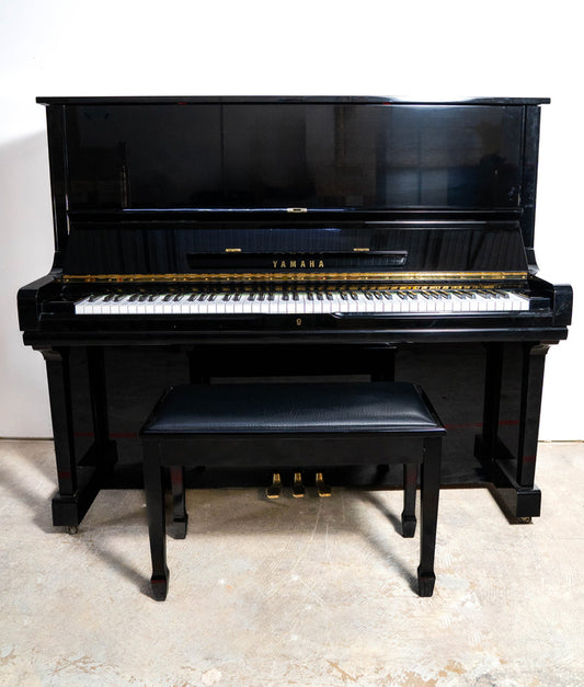 2013 Yamaha U3H 52" Upright Piano | Polished Ebony | SN:H2782324 | Used