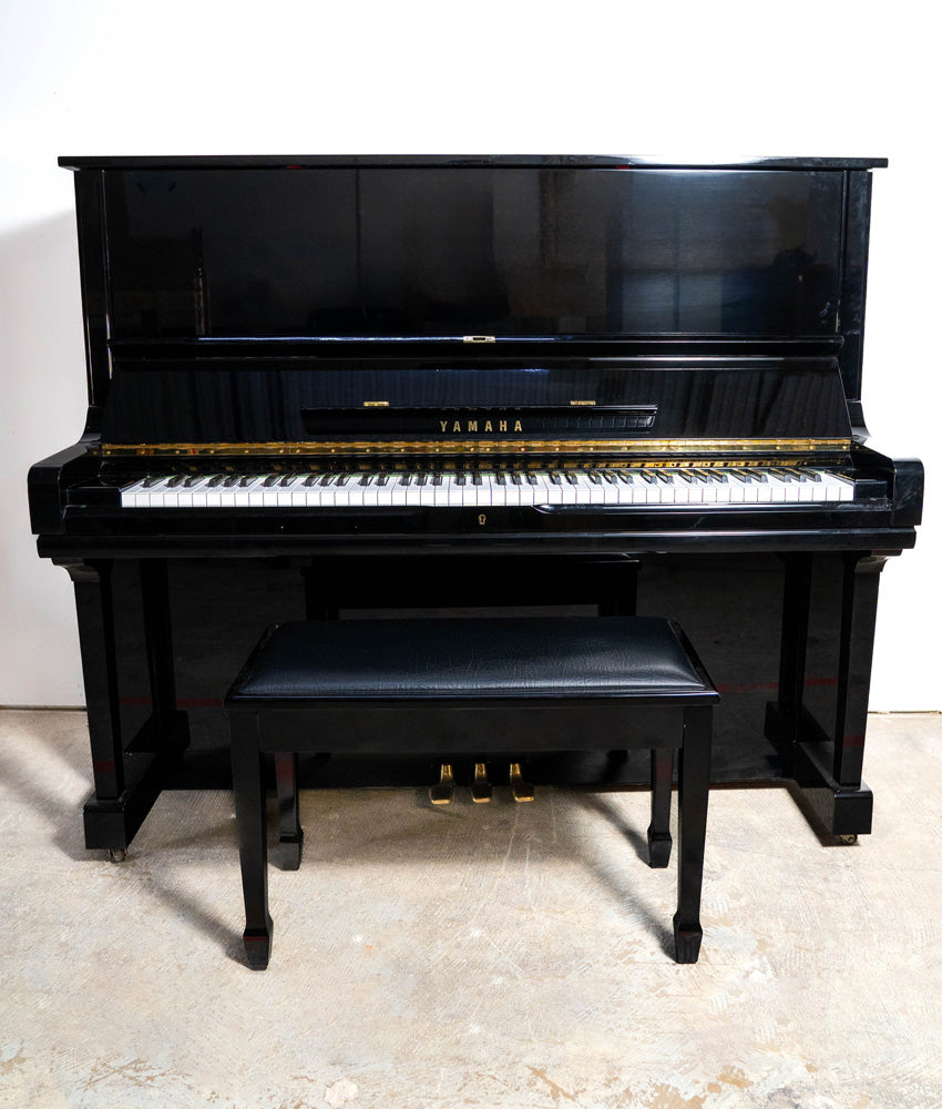 2013 Yamaha U3H 52" Upright Piano | Polished Ebony | SN:H2782324 | Used